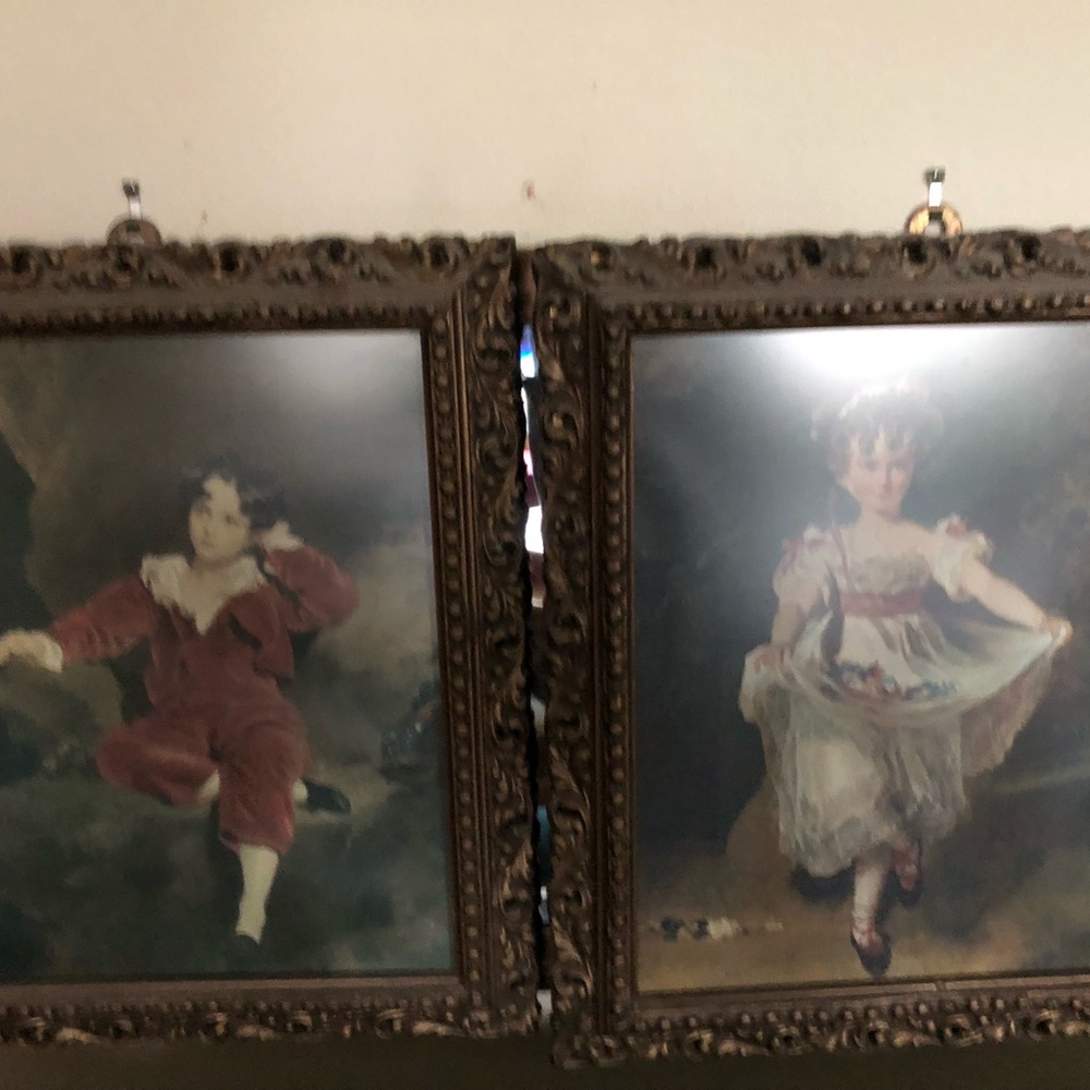 Ornate Framed Portraits Set
